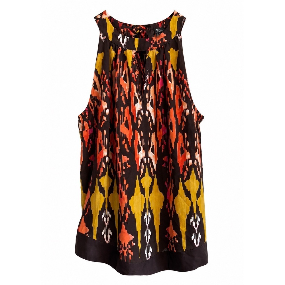 New York & Company Geometric Halter Top – Size Large – NWT MSRP $48